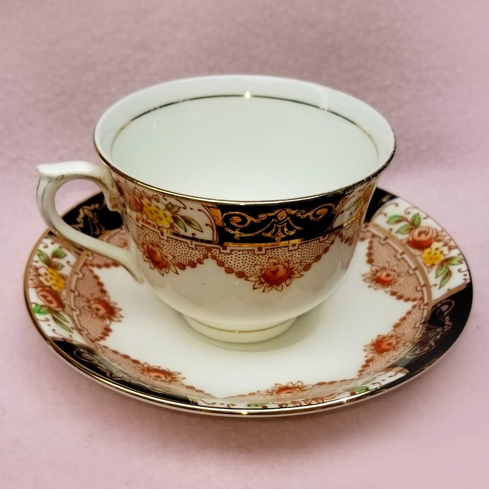 Colclough Tea Cup and Saucer 6612